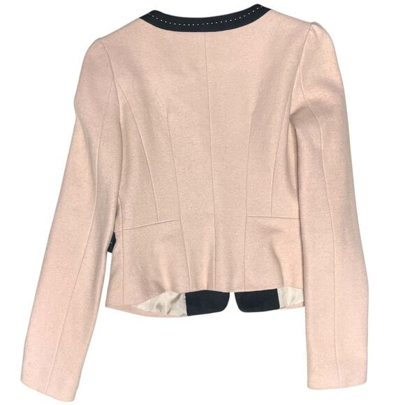 Vintage M I ssion Pastel Pink Wool Blazer Small - Picture 3 of 12
